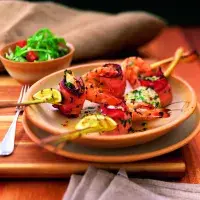 Špíz z mořského ďasa s bylinkami