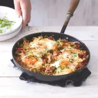 Křupavá snídaně z pánve (hash brown) Křupavá snídaně z pánve (hash brown)