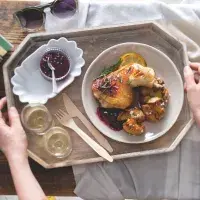 Kuře v bezinkovém sirupu