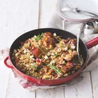 Kuřecí pilaf se sušeným ovocem a ořechy Kuřecí pilaf se sušeným ovocem a ořechy