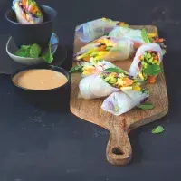 Letní veganské závitky Letní veganské závitky