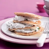 Lívance s omáčkou z cideru Lívance s omáčkou z cideru