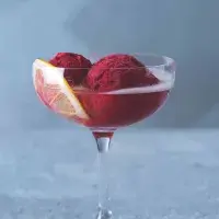 Malinový sorbet s proseccem
