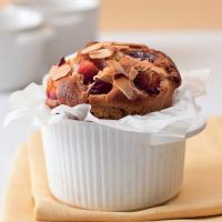 Mandlové muffiny se švestkami