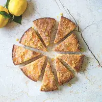 Mandlovo-citronový koláč Mandlovo-citronový koláč