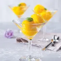 Mangovo-zázvorový sorbet