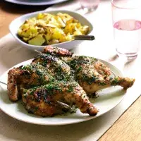 Marinované kuře pečené naplocho