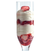 Mascarpone s jahodami a citronovou trávou Mascarpone s jahodami a citronovou trávou