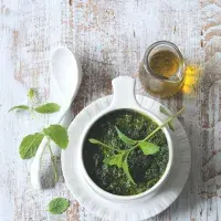Mátová omáčka s citronovou šťávou Mátová omáčka s citronovou šťávou