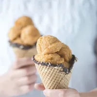 Meruňkovo-bezový sorbet