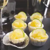 Piňa colada minicheesecaky