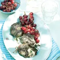 Mozzarella ve vinném listu