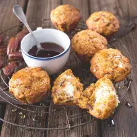 Mrkvové muffiny s náplní