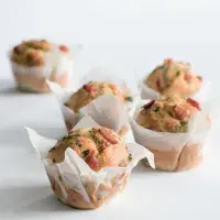 Muffiny s uzeným Muffiny s uzeným