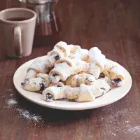 Nekynuté rohlíčky s povidlovou náplní