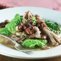 Noční vepřové s fazolemi