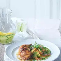 Pečené kuře se salátkem