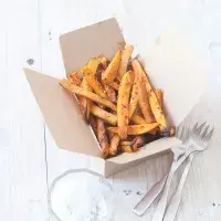 Pečené batáty se sójovou omáčkou Pečené batáty se sójovou omáčkou
