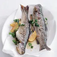 Pečený pstruh s bylinkami