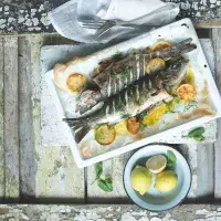 Pečený mořský vlk