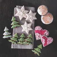 Perníčky s bílkovou polevou