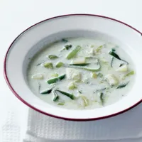 Pórková polévka se smetanou Pórková polévka se smetanou