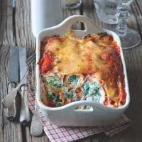 Palačinky s ricottou zapékané s rajčatovou omáčkou 