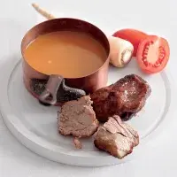 Rajská omáčka s telecím masem