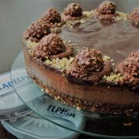 Čokoládový cheesecake s lískovými oříšky