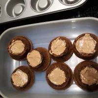 Čokoládové muffiny s náplní