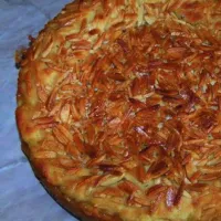 Jablečný koláč s mandlovou krustou