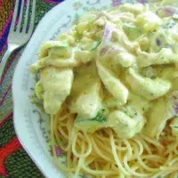 Zeleninové kuře se smetanou