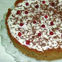 Tvarohovo-rybízový dort