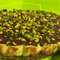 Pistáciový cheesecake Pistáciový cheesecake
