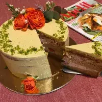 Pistáciový dort k 15. narozeninám Apetitu