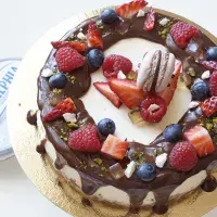 Slavnostní cheesecake s ovocem