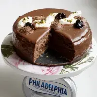 Levandulovo-čokoládový cheesecake