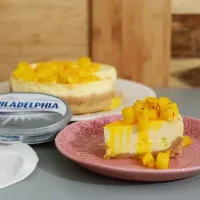 Hruškový cheescake so šafranom