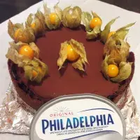 Čokoládový cheesecake s třtinovým cukrem a kávou