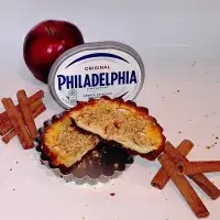 Křupavý cheesecake s jablky