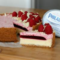 Cheesecake s malinovou pěnou
