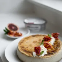 Blood orange cheesecake