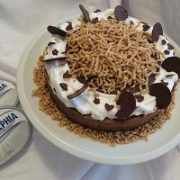 Gaštanovo-čokoládový nepečený cheesecake