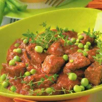 Hovězí maso s hráškem