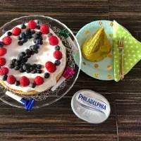 Vanilkový narozeninový cheesecake