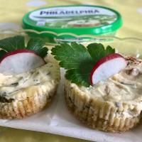 Caprese minicheesecaky Caprese minicheesecaky