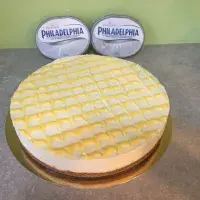 Citrónový cheesecake s lotuskami a tvarohem Citrónový cheesecake s lotuskami a tvarohem