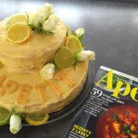 Citronový dort k 15.narozeninám Apetit