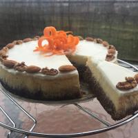 Mrkvový fit cheesecake
