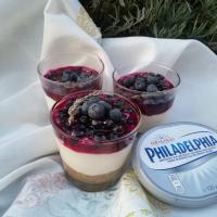 Levandulový cheesecake s borůvkami